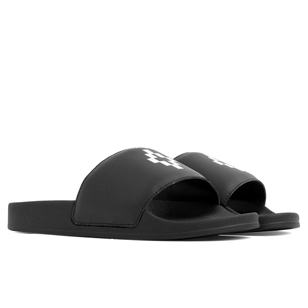 Cross Slider - Black/White