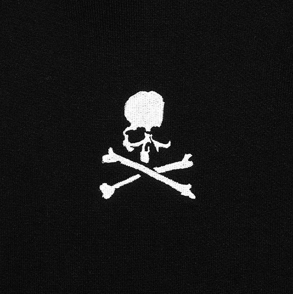Embroidered Popover Sweatshirt - Black