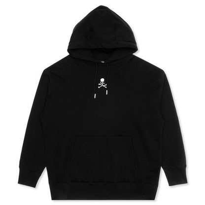 Embroidered Popover Sweatshirt - Black