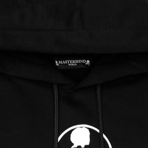 Flocked Popover Sweatshirt - Black