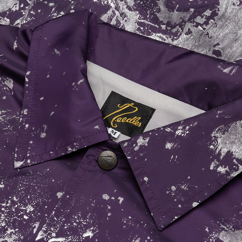 Coach Jacket - Purple/Scatter
