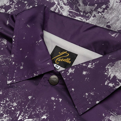 Coach Jacket - Purple/Scatter