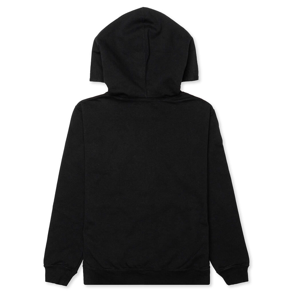 Kid's Micro L/S C-Hooded - Black