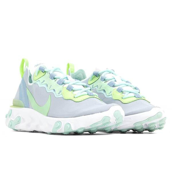 Women's React Element 55 - White/Frosted Spruce-Barely Volt