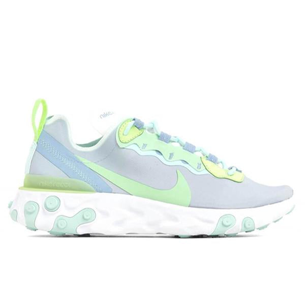 Women's React Element 55 - White/Frosted Spruce-Barely Volt