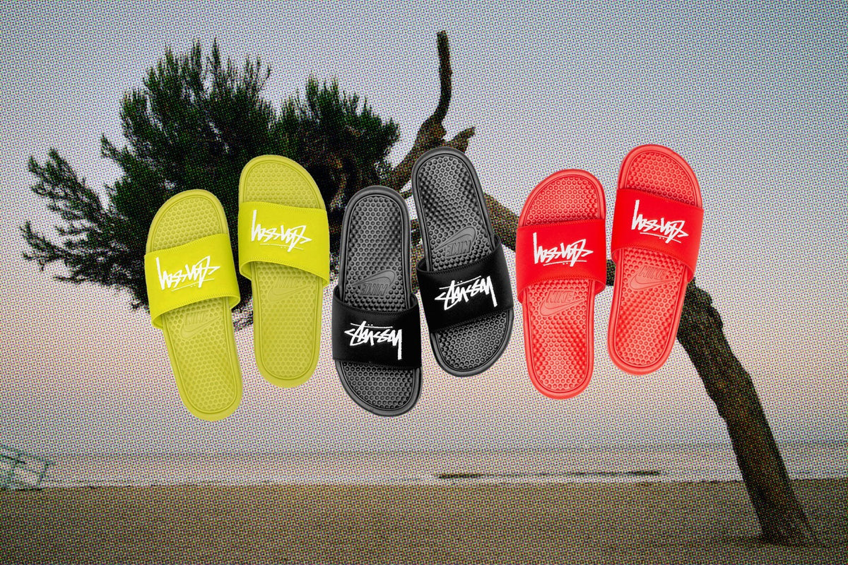 Nike x Stussy Benassi - Off-Noir