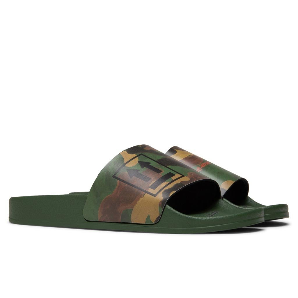 Double Arrow Slider - Military Green