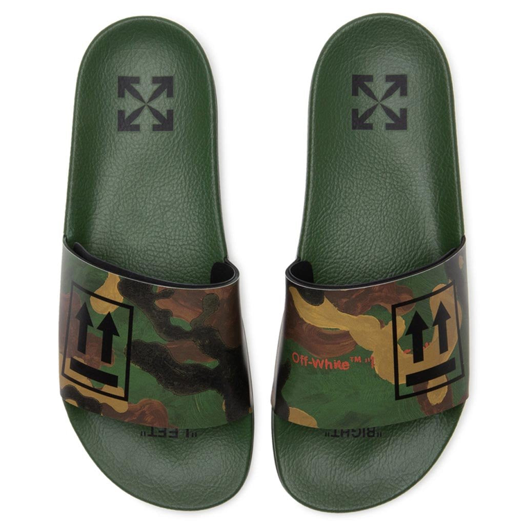 Double Arrow Slider - Military Green