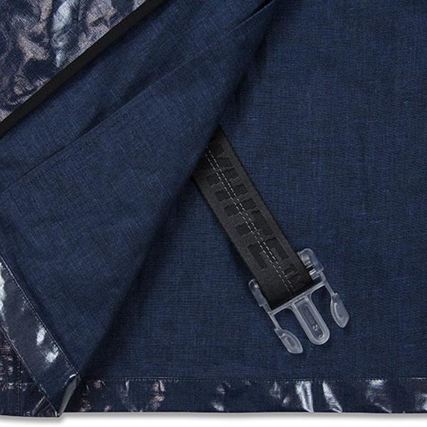 Glossy Velcro Coat - Medium Grey