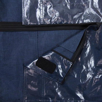 Glossy Velcro Coat - Medium Grey