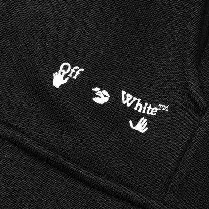 OW Logo Cargo Sweat Pant - Black/White