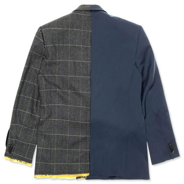 Reconstructed Slim D.B Jacket - Multicolor