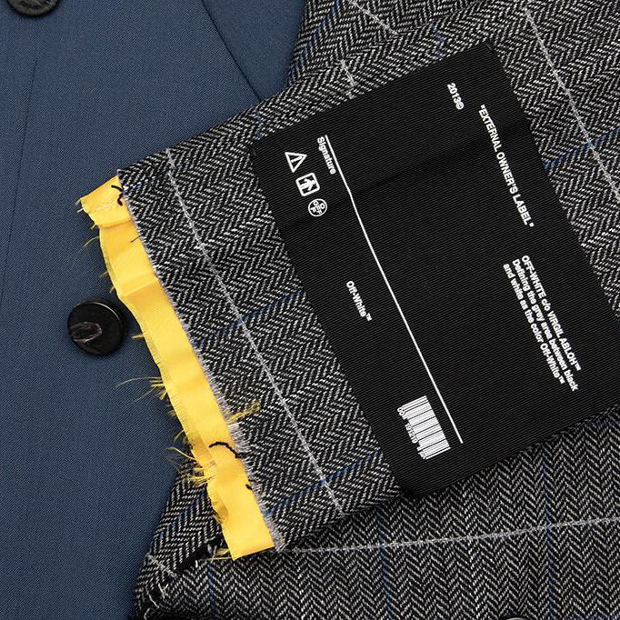 Reconstructed Slim D.B Jacket - Multicolor