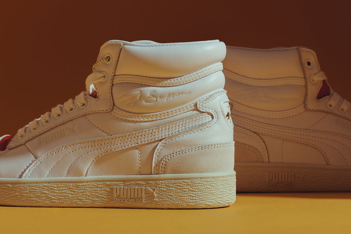 Puma x R. Dassler Legacy COL Ralph Sampson Mid - White/High Risk Red