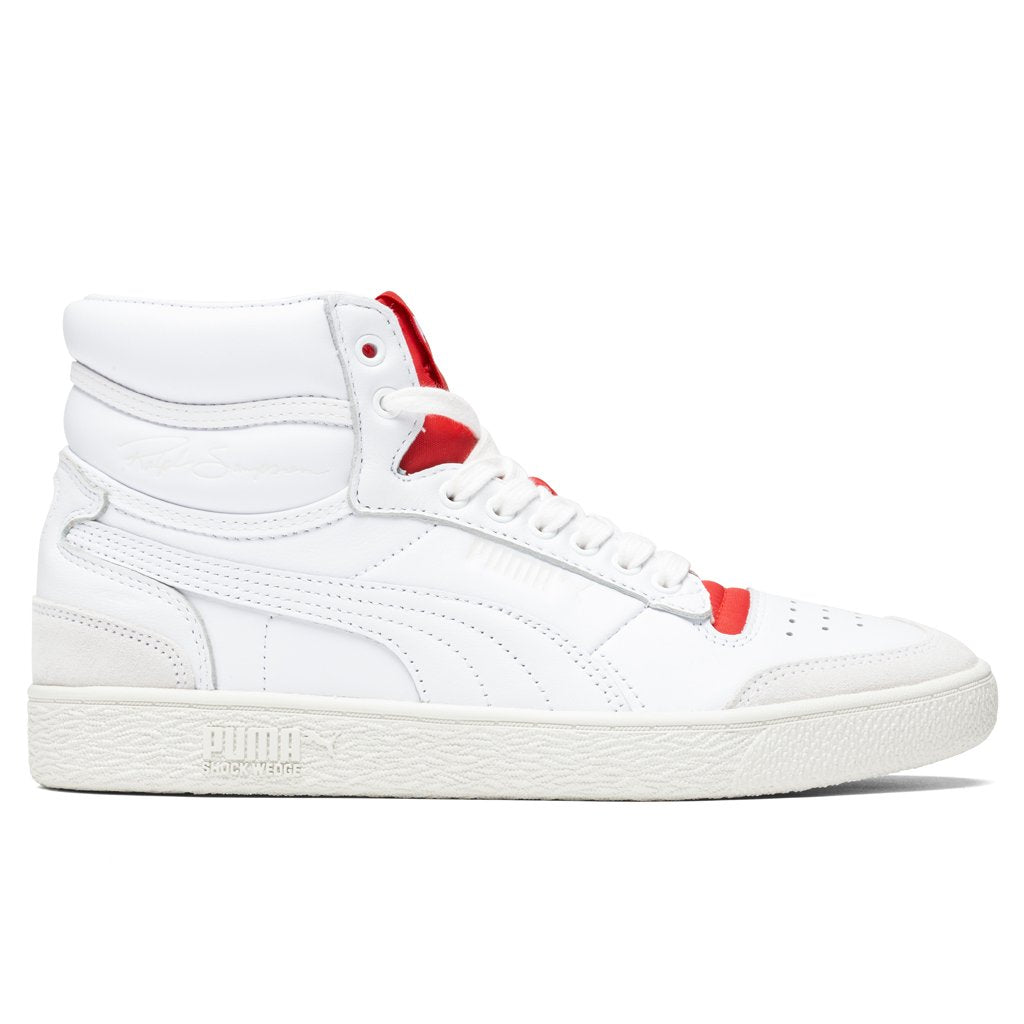 Puma x R. Dassler Legacy COL Ralph Sampson Mid - White/High Risk Red