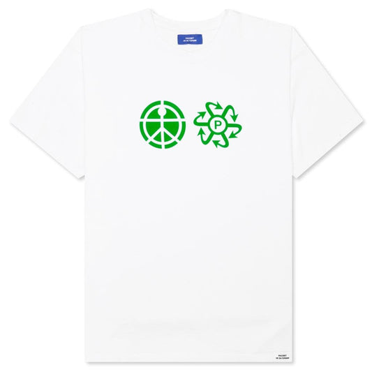 Print Logo T-Shirt - White