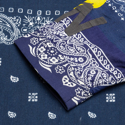 Bandana Sleeping Shirt - Navy