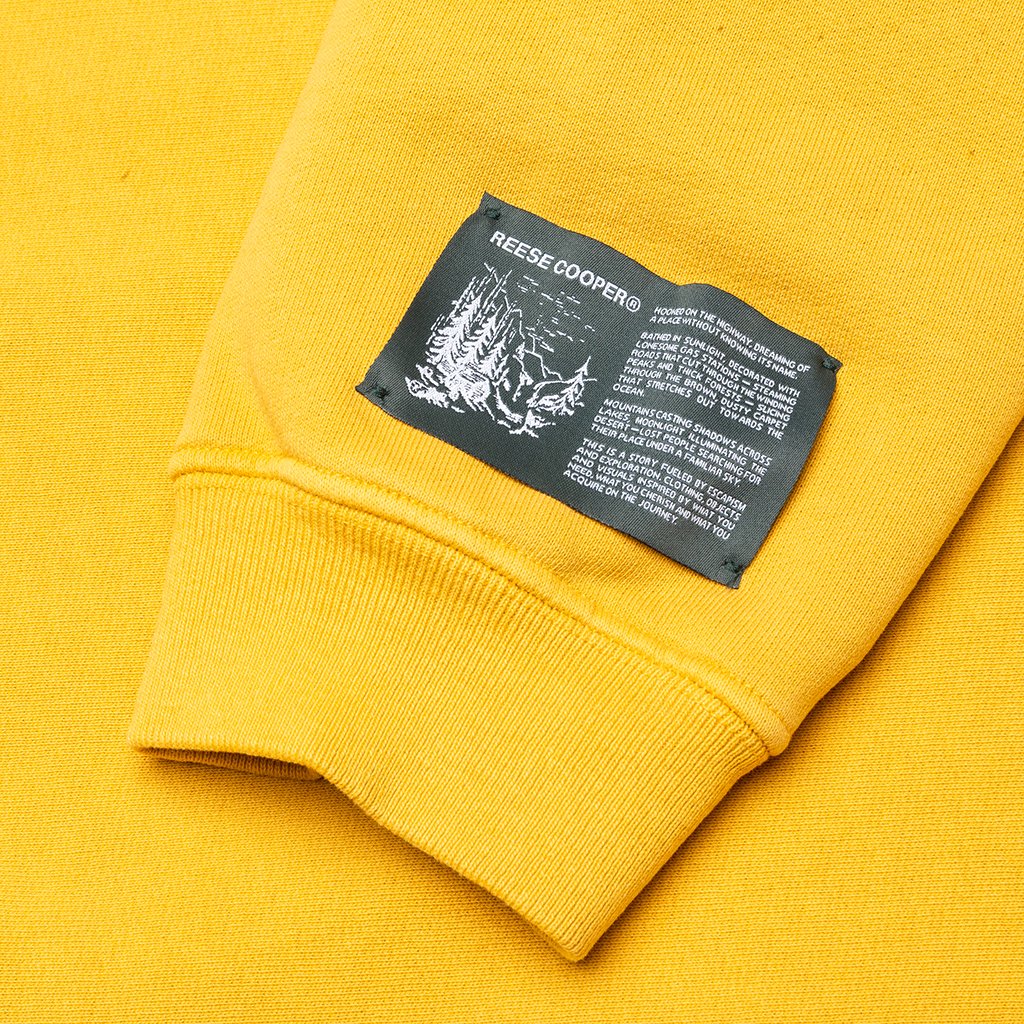 RCI Deer Logo Hooded Sweatshirt - Yellow
