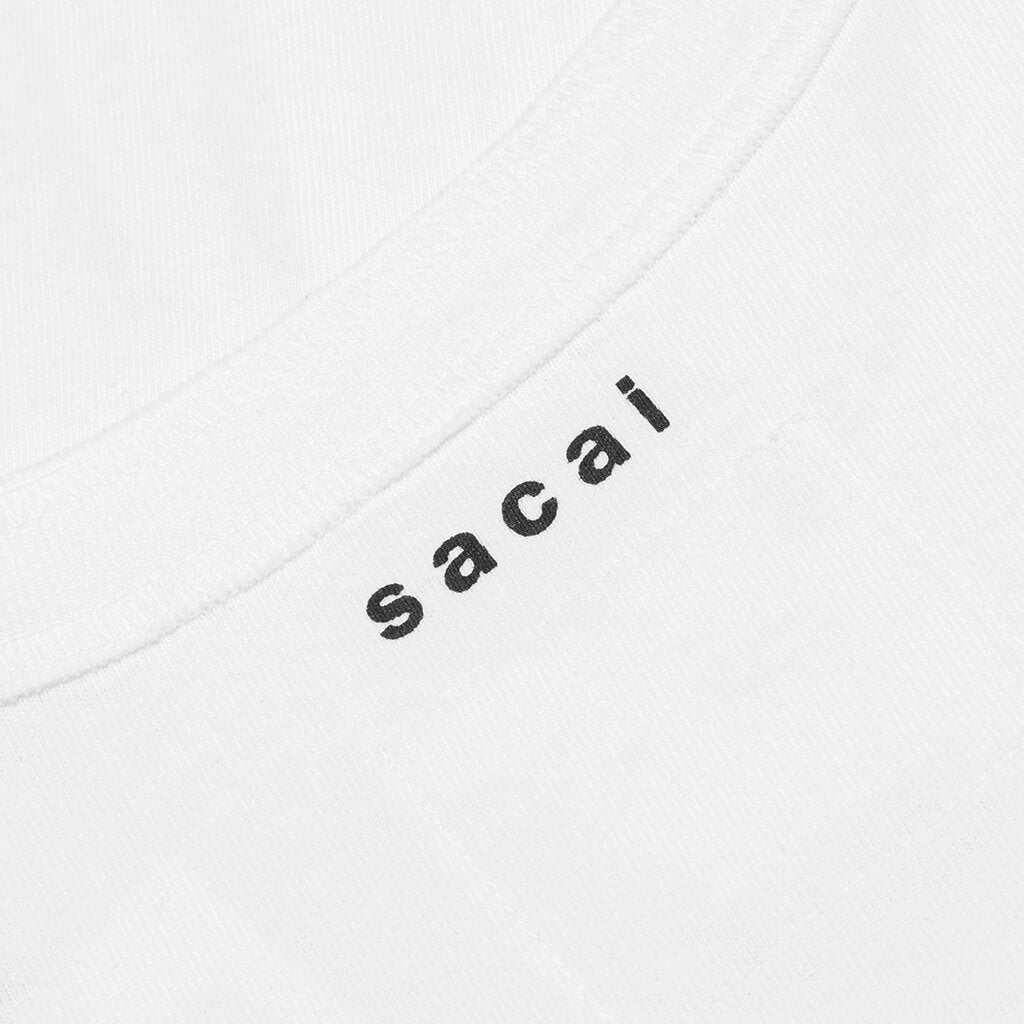 S Embroidery T-Shirt - White