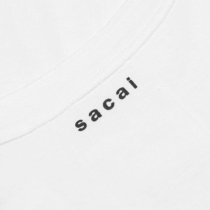 S Embroidery T-Shirt - White