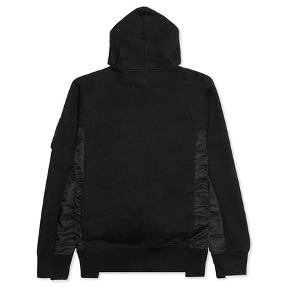 Sponge Sweat x MA-1 Hoodie - Black/Black