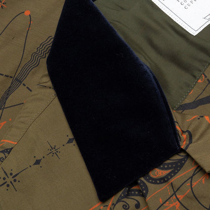 Sacai x Dr. Woo Bandana Print Shirt - Khaki