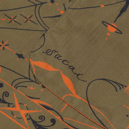 Sacai x Dr. Woo Bandana Print Shirt - Khaki