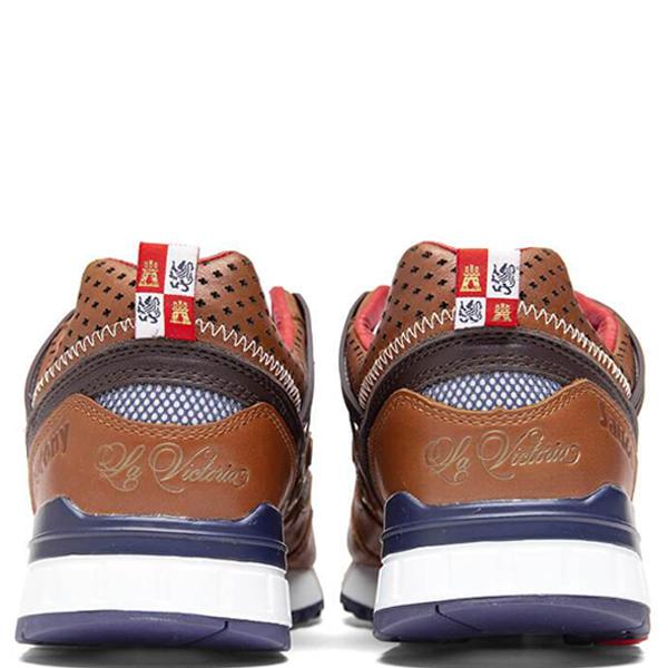 Saucony x 24 Kilates Grid SD 'La Victoria' - Brown/Navy/Red