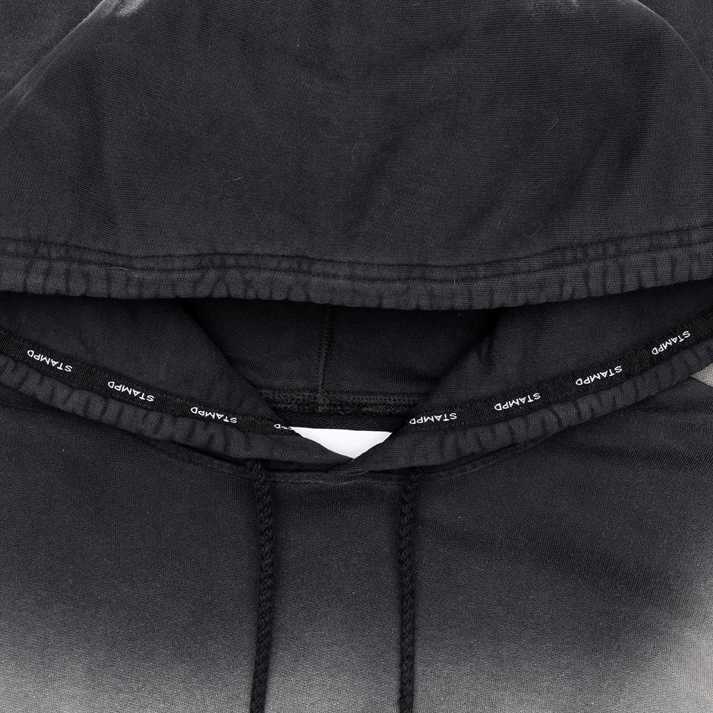 Gradient Hoodie - Black Pigment Dye