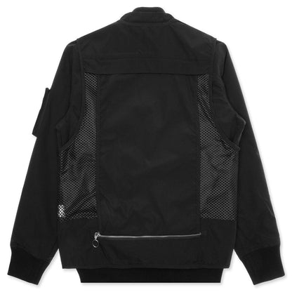 Reversible Utility Bomber Jacket - Black