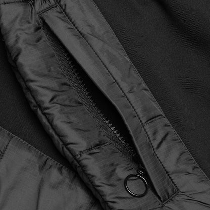 Stacked Puffer Sweatpant - Black