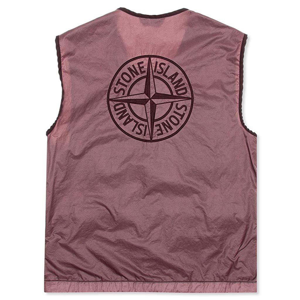 Lamy Flock Waistcoat - Dark Burgundy