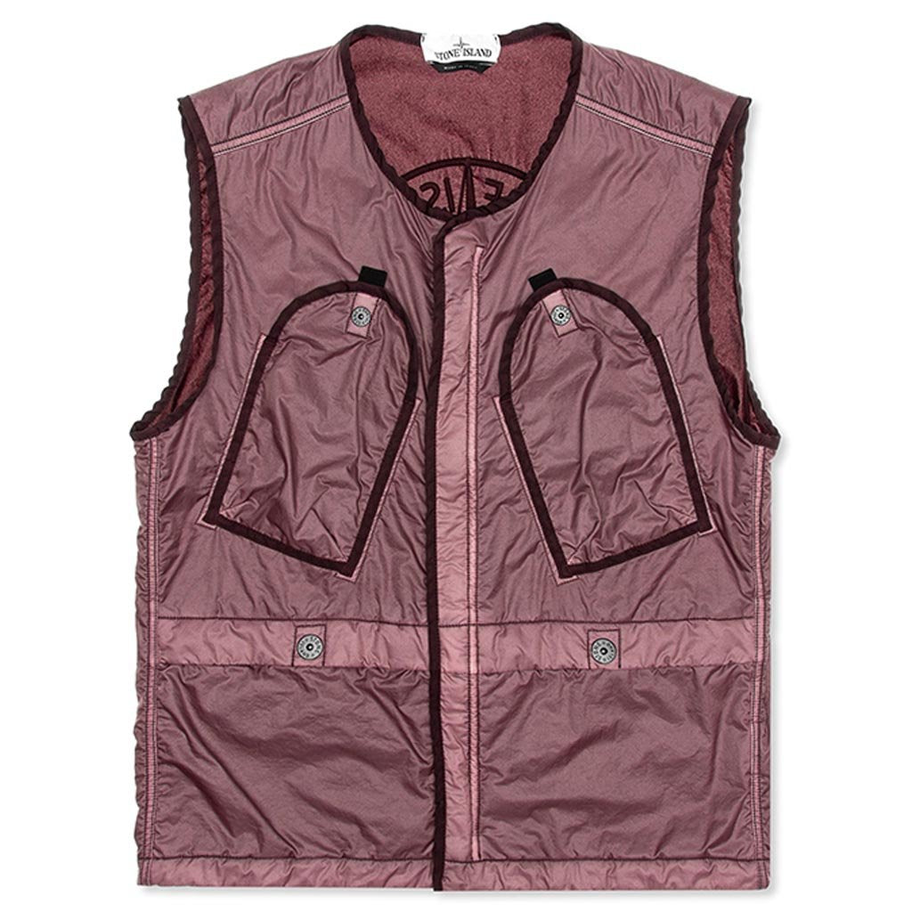 Lamy Flock Waistcoat - Dark Burgundy