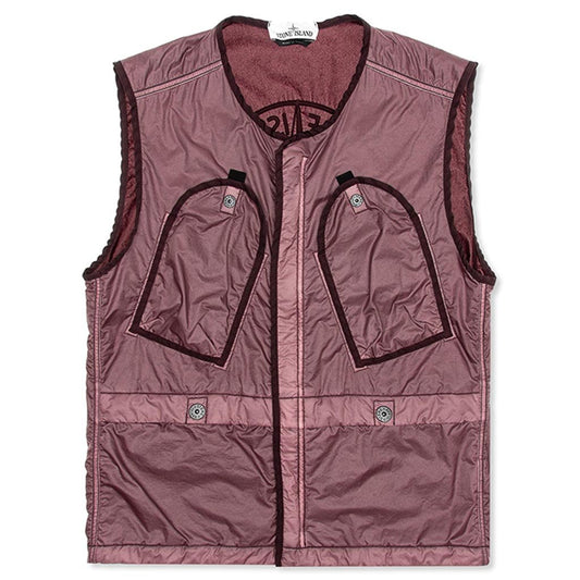 Lamy Flock Waistcoat - Dark Burgundy