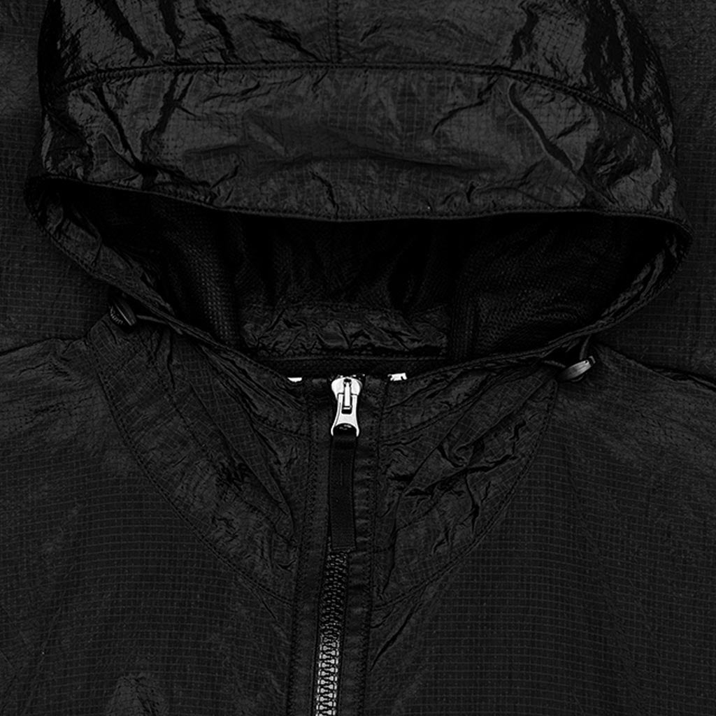 Nylon Metal Ripstop Jacket - Black