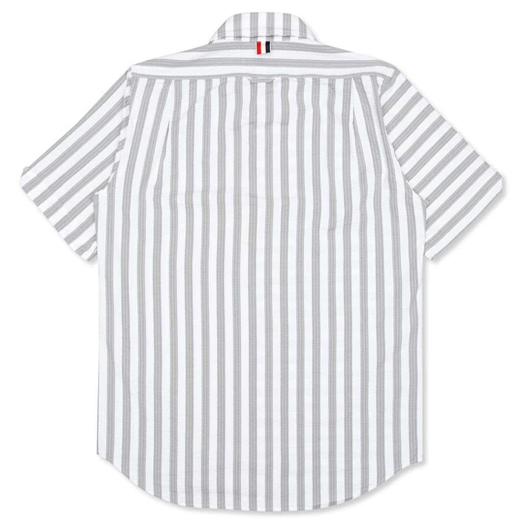 Button Down S/S Shirt - Medium Grey