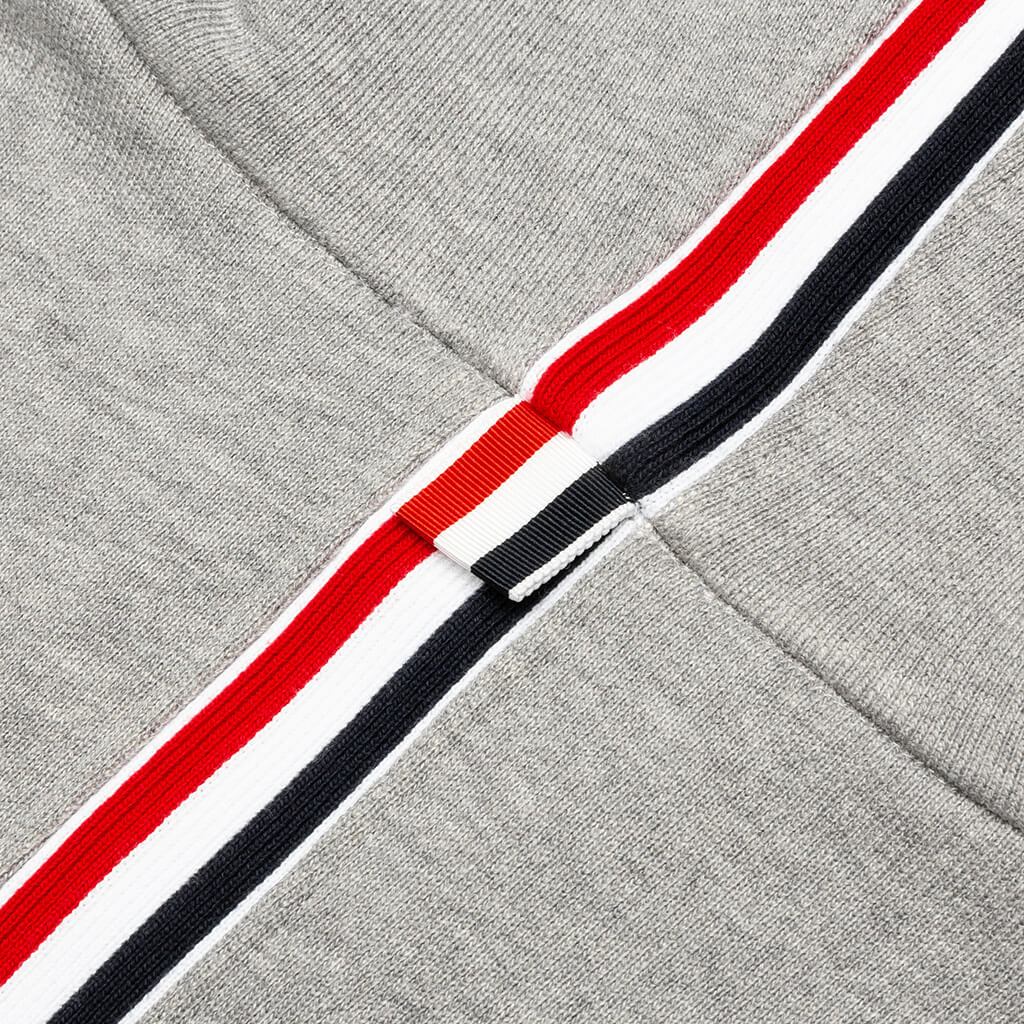 Zip-Up Pullover Hoodie - Light Grey