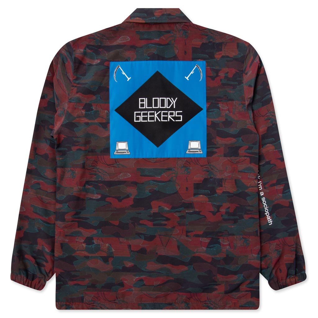 Bloody Geekers Coat - Red