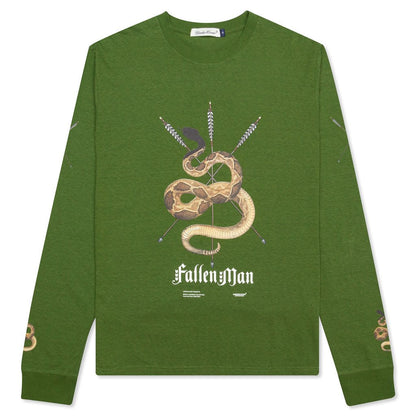 Fallen Man Snake Pullover - Khaki