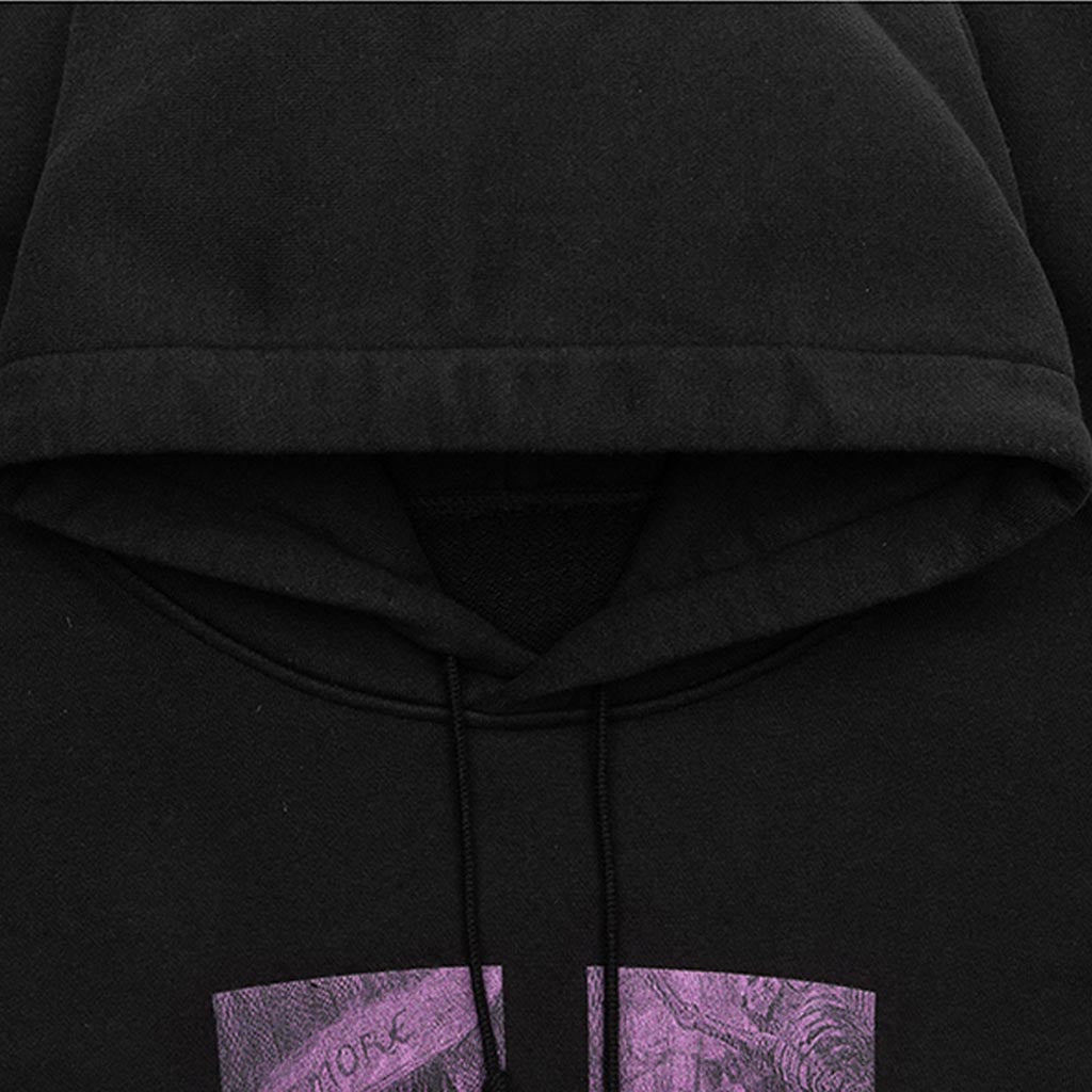 Parka U Hoodie - Black/Purple