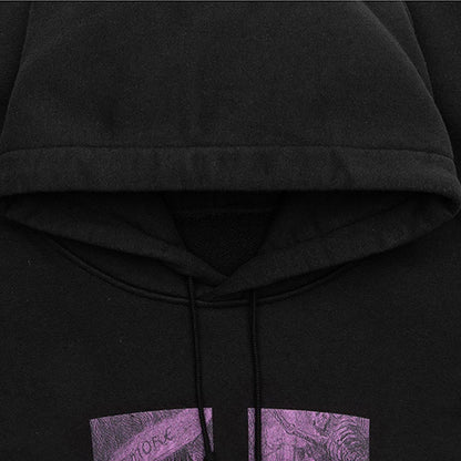 Parka U Hoodie - Black/Purple