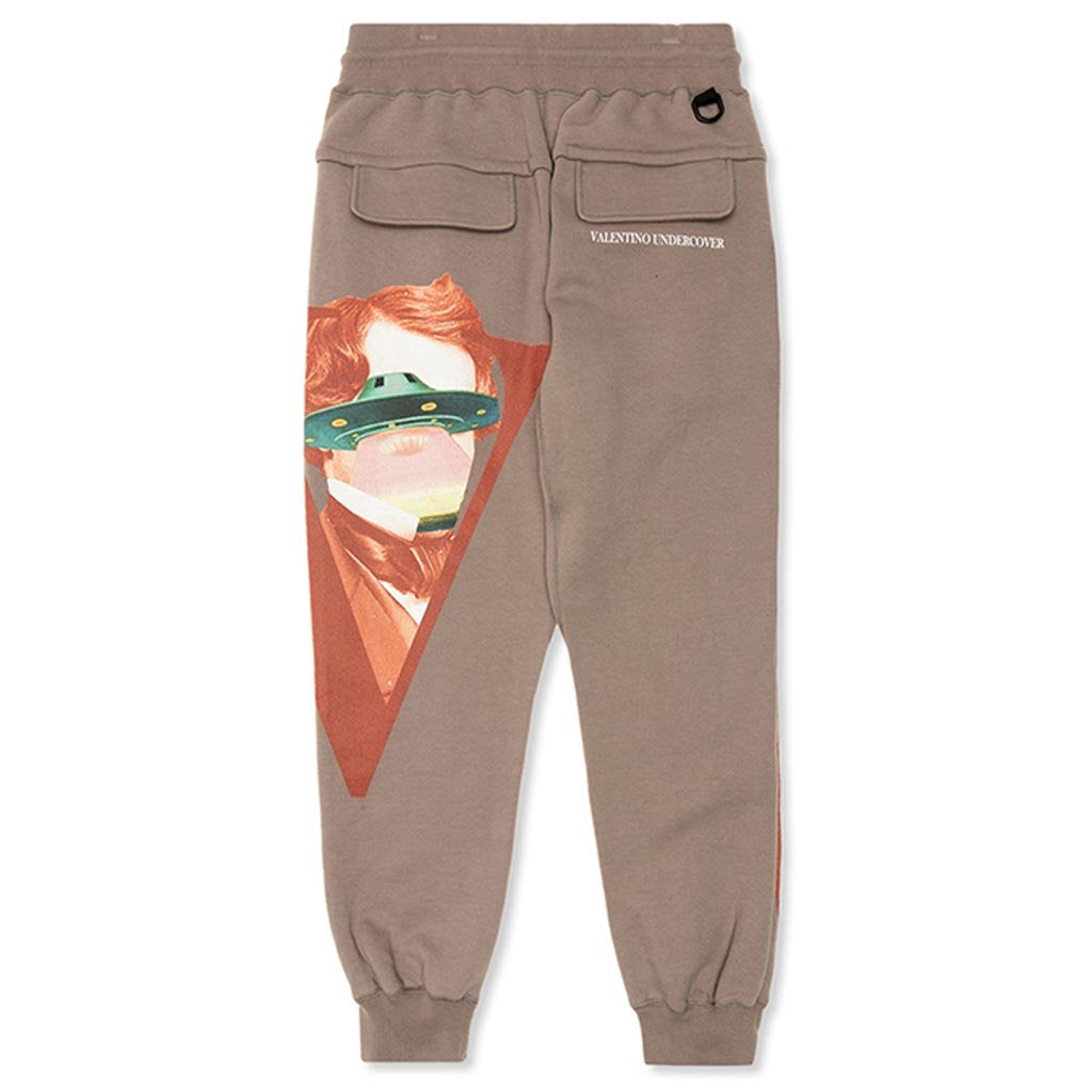 UFO Track Pants - Grey Beige