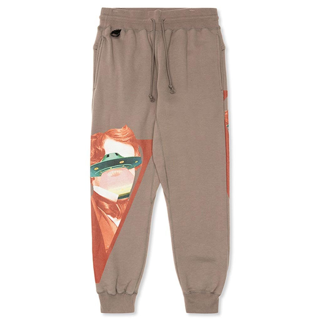 UFO Track Pants - Grey Beige