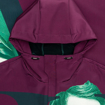 Undercover x Valentino Hooded Coat - Bordeaux
