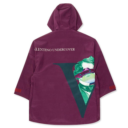 Undercover x Valentino Hooded Coat - Bordeaux