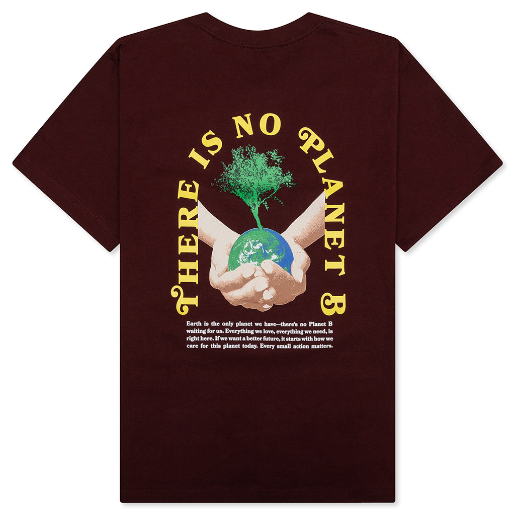 There Is No Planet B Tee - Bitter Chocolate