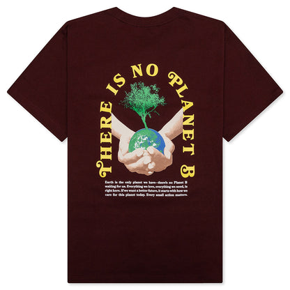 There Is No Planet B Tee - Bitter Chocolate