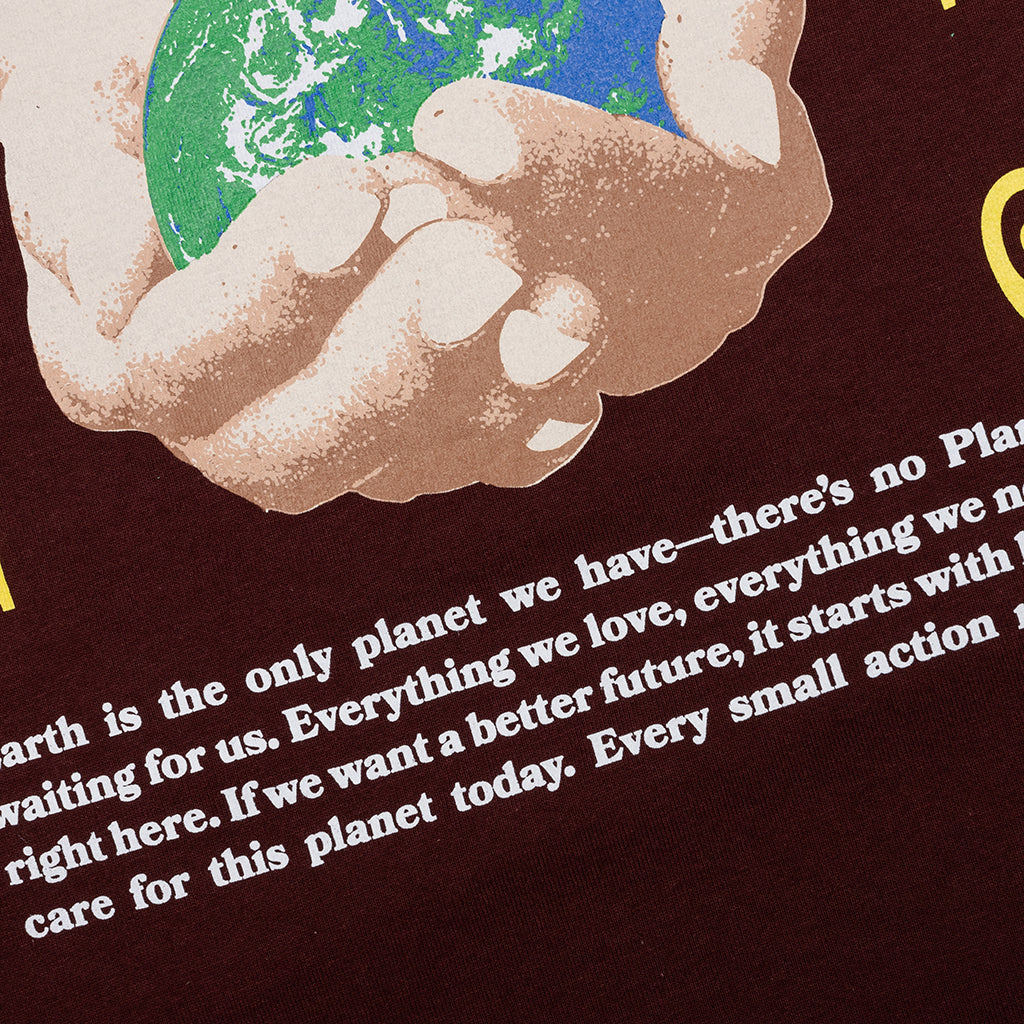 There Is No Planet B Tee - Bitter Chocolate