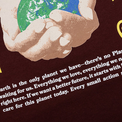 There Is No Planet B Tee - Bitter Chocolate