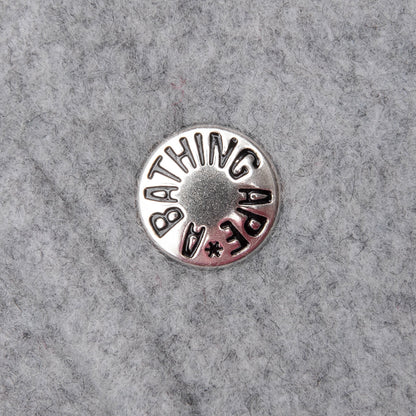 Bape Varsity Jacket - Grey